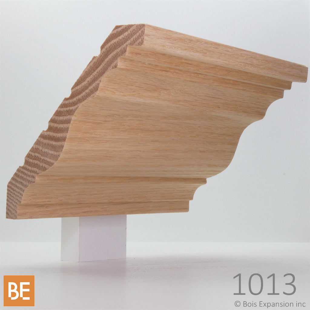 Corniche en bois - 1013 Sanctuaire - 3/4 x 5-3/8 - Chêne rouge | Wood Crown Moulding - 1013 Sanctuaire - 3/4 x 5-3/8 - Red Oak