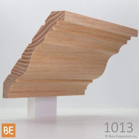 Corniche en bois - 1013 Sanctuaire - 3/4" x 5-3/8" - Projection 3-3/4" x 3-7/8"