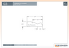 Cadrage en bois - 103 St-Laurent - 3/4 x 2-1/2 - Dessin technique | Wood Casing - 103 St-Laurent - 3/4 x 2-1/2 - Technical drawing