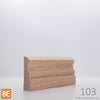 Cadrage en bois - 103 St-Laurent - 3/4 x 2-1/2 - Chêne rouge | Wood Casing - 103 St-Laurent - 3/4 x 2-1/2 - Red Oak