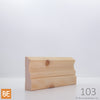 Cadrage en bois - 103 St-Laurent - 3/4 x 2-1/2 - Pin blanc noueux | Wood Casing - 103 St-Laurent - 3/4 x 2-1/2 - Knotty White Pine