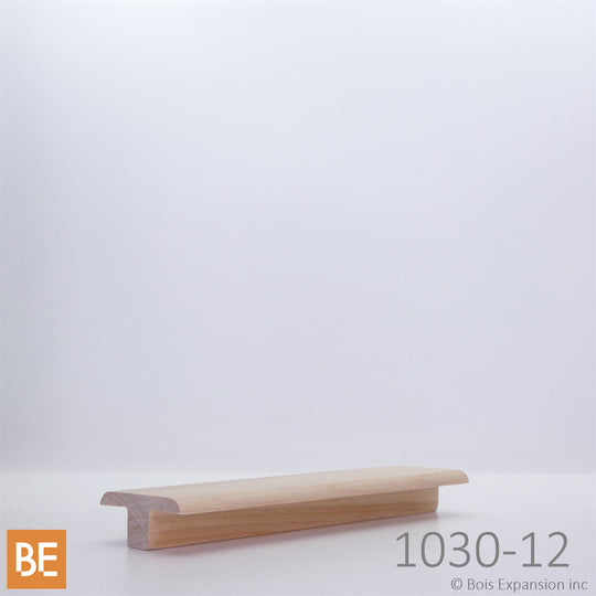Moulure en T - 1030-12 - Transition pour plancher 12 mm - 5/8" x 1-5/8" - Bois franc