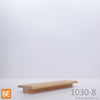 Moulure en T - 1030-8 - Transition pour plancher 8 mm - 1/2 x 1-5/8 - Chêne rouge | Wood T-moulding - 8 mm flooring transition - Red oak