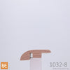 Réducteur - 1032-8 - Transition pour plancher 8 mm - 1/2 x 1-5/8 - Chêne rouge | Wood reducer - 8 mm flooring transition - Red oak