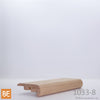 Nez de palier - 1033-8 - Transition pour plancher 8 mm - 3/4 x 2-1/2 - Merisier | Wood nosing - 8 mm flooring transition - Yellow birch