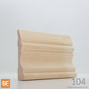 Cadrage en bois - 104 Québécois - 3/4 x 3-1/2 - Pin blanc jointé | Wood Casing - 104 Québécois - 3/4 x 3-1/2 - Jointed White Pine