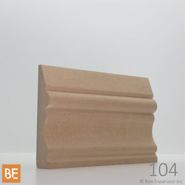 Cadrage MDF - 104 Québécois - 5/8 x 3-5/16 - Uni | MDF Casing - 104 Québécois - 5/8 x 3-5/16 - Plain