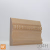 Cadrage MDF - 104H Québécois - 5/8 x 3-5/16 - Embossé | MDF Casing - 104H Québécois - 5/8 x 3-5/16 - Embossed