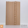 Cadrage MDF - 104H Québécois - 5/8 x 3-5/16 - Embossé | MDF Casing - 104H Québécois - 5/8 x 3-5/16 - Embossed