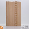 Cadrage MDF - 104H Québécois - 5/8 x 3-5/16 - Embossé | MDF Casing - 104H Québécois - 5/8 x 3-5/16 - Embossed