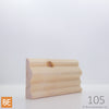 Cadrage en bois - 105 Château - 3/4 x 2-3/4 - Pin blanc noueux | Wood Casing - 105 Château - 3/4 x 2-3/4 - Knotty White Pine