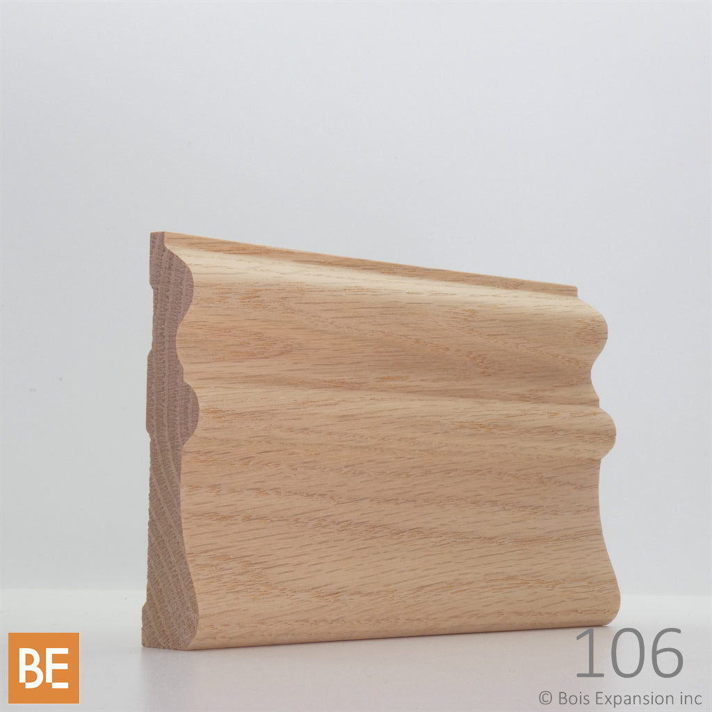 Cadrage en bois - 106 Canadien - 3/4 x 3-1/2 - Chêne rouge | Wood Casing - 106 Canadian - 3/4 x 3-1/2 - Red Oak