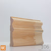 Cadrage en bois - 106 Canadien - 3/4 x 3-1/2 - Pin blanc jointé | Wood Casing - 106 Canadian - 3/4 x 3-1/2 - Jointed White Pine