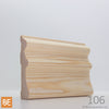 Cadrage en bois - 106 Canadien - 3/4 x 3-1/2 - Pin sélect rouge | Wood Casing - 106 Canadian - 3/4 x 3-1/2 - Select Red Pine