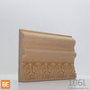 Cadrage en MDF - 106L Canadien - 5/8 x 3-1/2 - Embossé | MDF Casing - 106L Canadian - 5/8 x 3-1/2 - Embossed