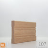 Cadrage en bois - 107 Moderne - 3/4 x 3-1/2 - Chêne rouge | Wood Casing - 107 Modern - 3/4 x 3-1/2 - Red Oak