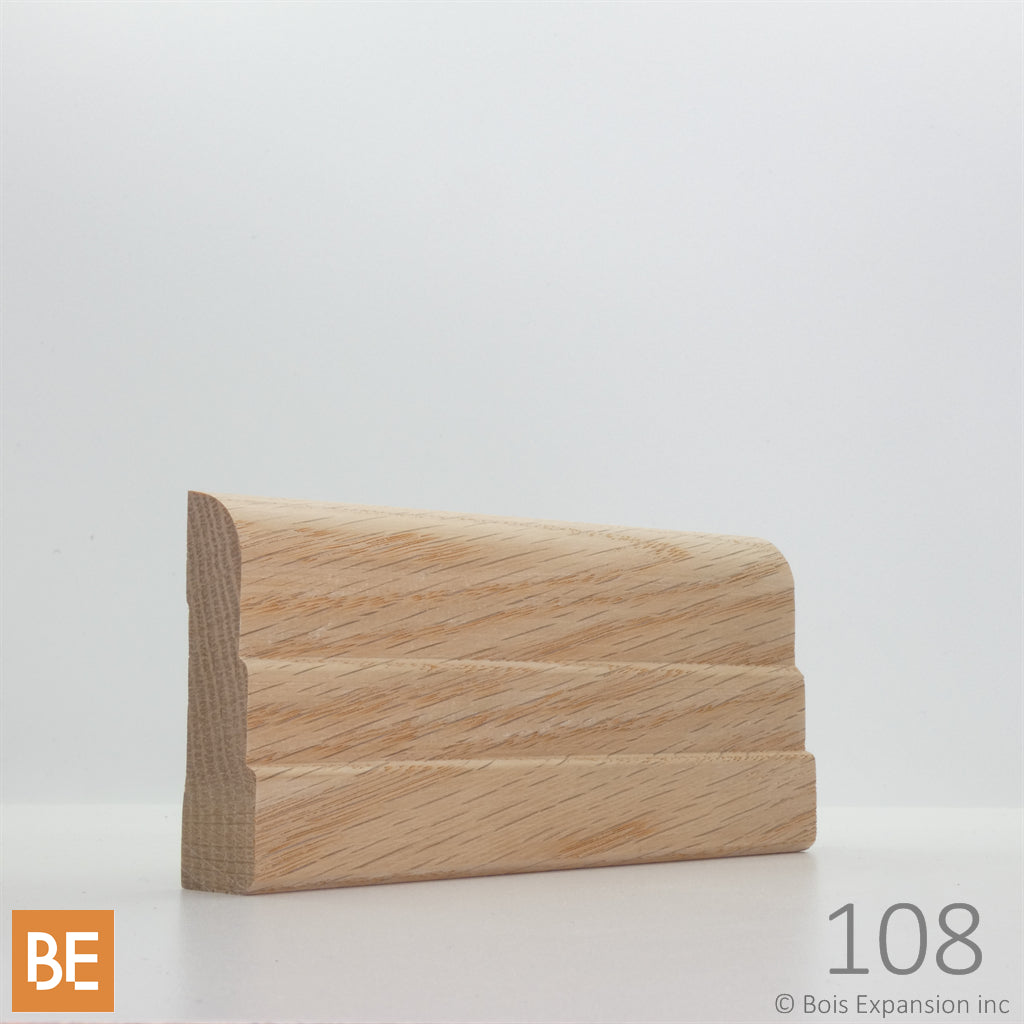 Cadrage en bois - 108 Pyramide - 3/4 x 2-1/2 - Chêne rouge | Wood Casing - 108 Pyramid - 3/4 x 2-1/2 - Red Oak