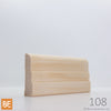 Cadrage en bois - 108 Pyramide - 3/4 x 2-1/2 - Pin blanc jointé | Wood Casing - 108 Pyramid - 3/4 x 2-1/2 - Jointed White Pine