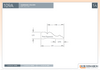 Cadrage en bois - 109A Italien - 3/4 x 2-1/2 - Dessin technique | Wood Casing - 109A Italian - 3/4 x 2-1/2 - Technical drawing