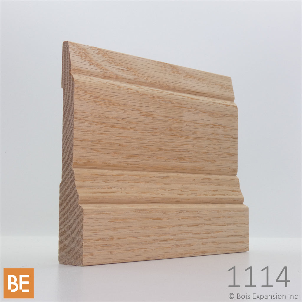 Cadrage en bois - 1114 Français - 3/4 x 4-1/2 - Chêne rouge | Wood Casing - 1114 French - 3/4 x 4-1/2 - Red Oak
