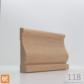 Cadrage en bois - 118 - 3/4 x 3-1/2 - Chêne rouge | Wood Casing - 118 - 3/4 x 3-1/2 - Red Oak