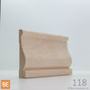 Cadrage en bois - 118 - 3/4 x 3-1/2 - Érable | Wood Casing - 118 - 3/4 x 3-1/2 - Maple