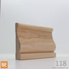 Cadrage en bois - 118 - 3/4 x 3-1/2 - Merisier | Wood Casing - 118 - 3/4 x 3-1/2 - Yellow Birch