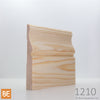 Plinthe en bois - 1210 Sanctuaire - 3/4 x 5-1/4 - Pin rouge sélect | Wood Baseboard - 1210 Sanctuaire - 3/4 x 5-1/4 - Select Red Pine