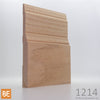 Plinthe en bois - 1214 Française - 3/4 x 7-1/4 - Chêne rouge | Wood baseboard - 1214 French - 3/4 x 7-1/4 - Red oak