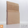 Plinthe en bois - 1214 Française - 3/4 x 7-1/4 - Merisier | Wood baseboard - 1214 French - 3/4 x 7-1/4 - Yellow birch