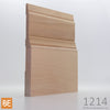 Plinthe en bois - 1214 Française - 3/4 x 7-1/4 - Merisier | Wood baseboard - 1214 French - 3/4 x 7-1/4 - Yellow birch
