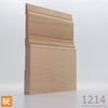Plinthe en bois - 1214 Française - 3/4 x 7-1/4 - Merisier | Wood baseboard - 1214 French - 3/4 x 7-1/4 - Yellow birch
