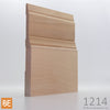 Plinthe en bois - 1214 Française - 3/4 x 7-1/4 - Merisier | Wood baseboard - 1214 French - 3/4 x 7-1/4 - Yellow birch