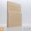 Plinthe en bois - 1214 Française - 3/4 x 7-1/4 - Pin rouge sélect | Wood baseboard - 1214 French - 3/4 x 7-1/4 - Select red pine