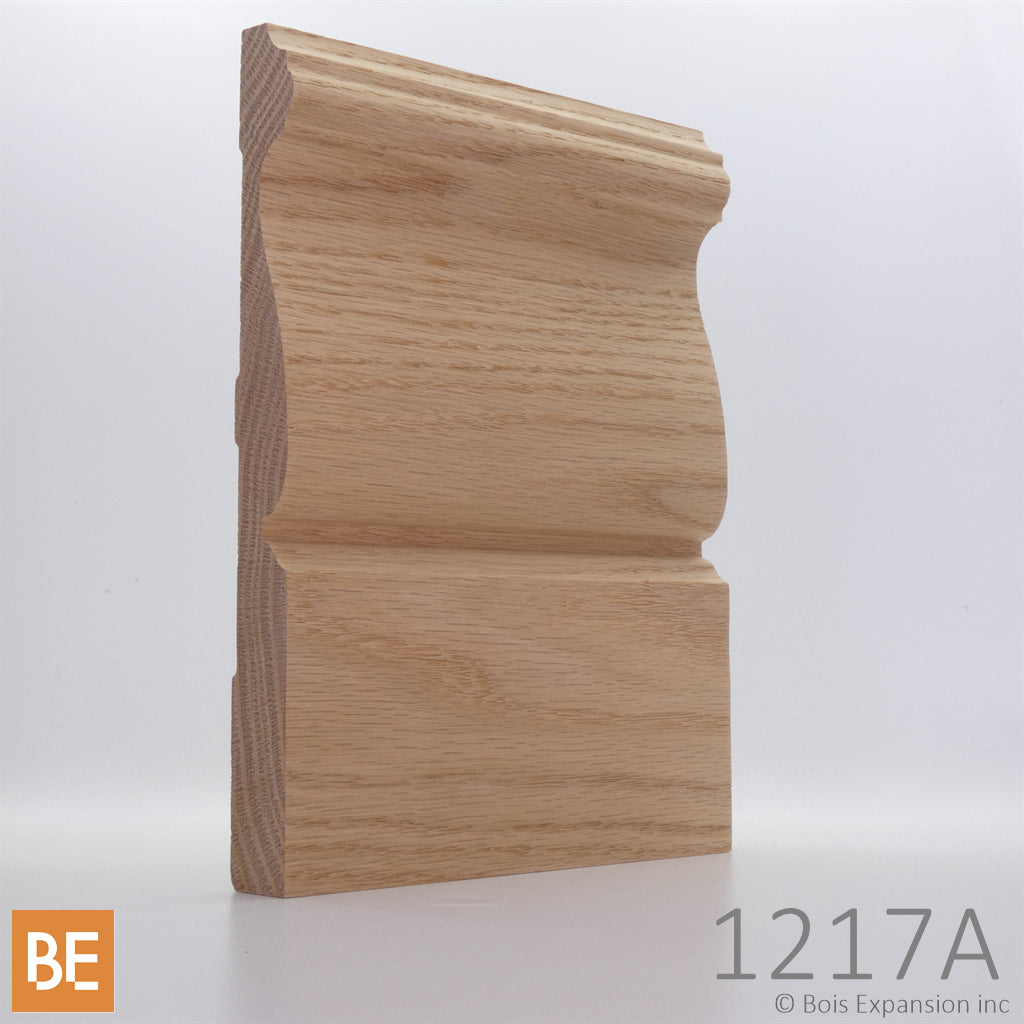 Plinthe en bois - 1217A Anglaise - 3/4 x 7-1/4 - Chêne rouge | Wood crown moulding - 1217A English - 3/4 x 7-1/4 - Red oak