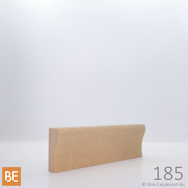 Cimaise en fibre de bois - 185 - 5/8 x 1-5/8 - MDF | MDF chair rail - 185 - 5/8 x 1-5/8 - Fiberboard