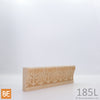 Cimaise en fibre de bois embossé - 185L Feuilles d'acanthe - 5/8 x 1-5/8 - MDF | Embossed MDF chair rail - 185L Acanthus leaves - 5/8 x 1-5/8 - Fiberboard