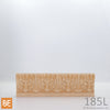 Cimaise en fibre de bois embossé - 185L Feuilles d'acanthe - 5/8 x 1-5/8 - MDF | Embossed MDF chair rail - 185L Acanthus leaves - 5/8 x 1-5/8 - Fiberboard