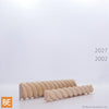Moulures torsadées en bois - 2002 et 2027 Cordes | Wood rope mouldings - 2002 and 2027