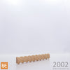 Moulure torsadée en bois - 2002 Corde - 9/32 x 11/16 - Chêne rouge | Wood rope moulding - 2002 - 9/32 x 11/16 - Red oak