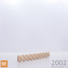 Moulure torsadée en bois - 2002 Corde - 9/32 x 11/16 - Érable | Wood rope moulding - 2002 - 9/32 x 11/16 - Maple