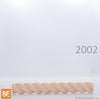 Moulure torsadée en bois - 2002 Corde - 9/32 x 11/16 - Érable | Wood rope moulding - 2002 - 9/32 x 11/16 - Maple