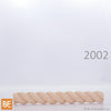 Moulure torsadée en bois - 2002 Corde - 9/32 x 11/16 - Érable | Wood rope moulding - 2002 - 9/32 x 11/16 - Maple