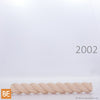 Moulure torsadée en bois - 2002 Corde - 9/32 x 11/16 - Tilleul | Wood rope moulding - 2002 - 9/32 x 11/16 - Basswood