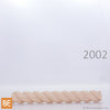 Moulure torsadée en bois - 2002 Corde - 9/32 x 11/16 - Tilleul | Wood rope moulding - 2002 - 9/32 x 11/16 - Basswood