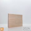 Plinthe en bois réversible - 202A côté Colonial - 3/8 x 3-1/2 - Érable | Reversible Wood Baseboard - 202A Colonial side - 3/8 x 3-1/2 - Maple