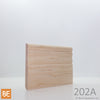 Plinthe en bois réversible - 202A côté Colonial - 3/8 x 3-1/2 - Érable | Reversible Wood Baseboard - 202A Colonial side - 3/8 x 3-1/2 - Maple
