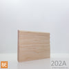 Plinthe en bois réversible - 202A côté Colonial - 3/8 x 3-1/2 - Érable | Reversible Wood Baseboard - 202A Colonial side - 3/8 x 3-1/2 - Maple