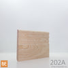 Plinthe en bois réversible - 202A côté Colonial - 3/8 x 3-1/2 - Érable | Reversible Wood Baseboard - 202A Colonial side - 3/8 x 3-1/2 - Maple