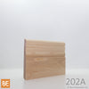 Plinthe en bois réversible - 202A côté Colonial - 3/8 x 3-1/2 - Merisier | Reversible Wood Baseboard - 202A Colonial side - 3/8 x 3-1/2 - Yellow Birch